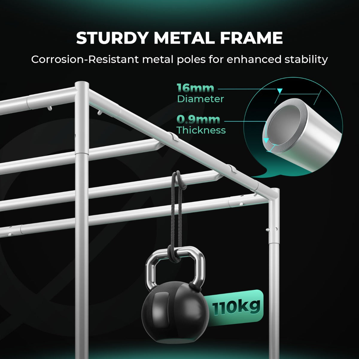 Mars Hydro 5' x 10' x 6' 8" (150cm x 300cm x 200cm) Indoor Grow Tent product image 8