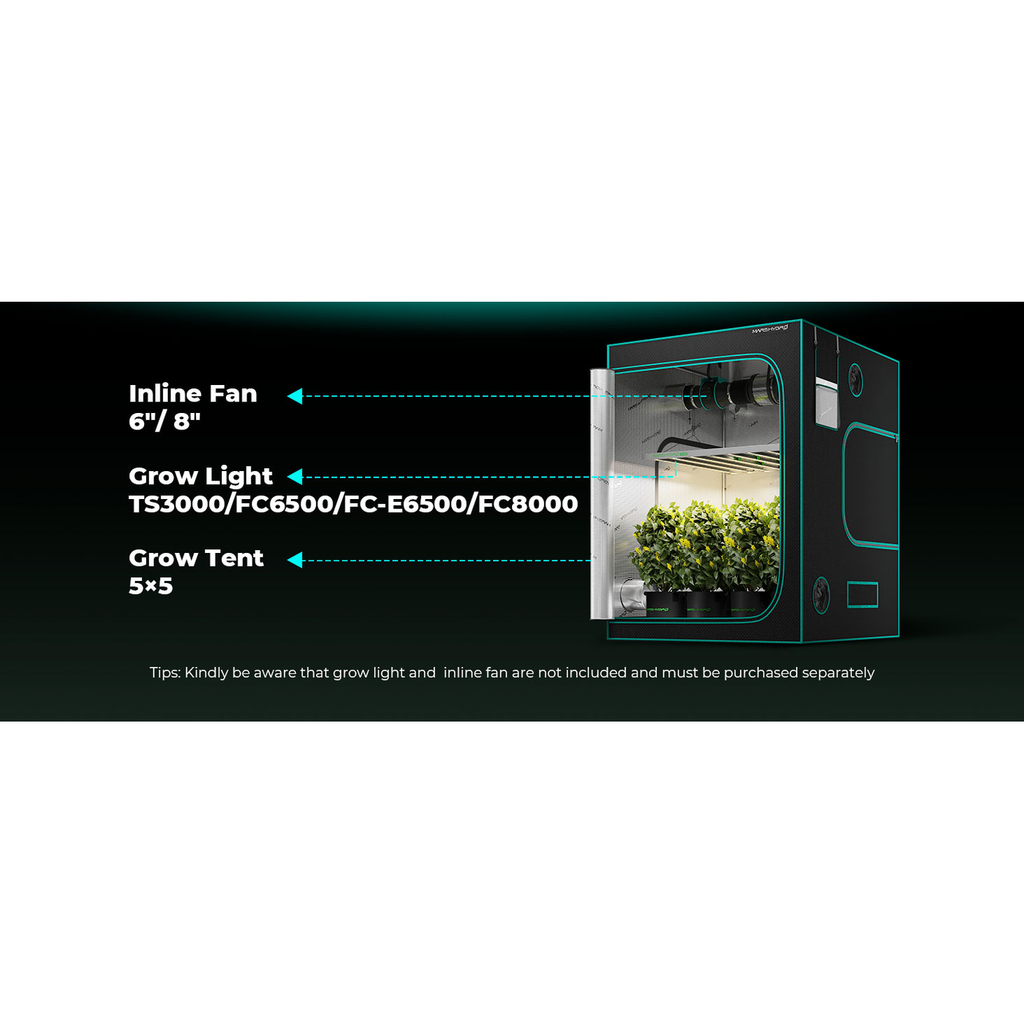 Mars Hydro 5' x 5' x 6' 8" (150cm x 150cm x 200cm) Indoor Grow Tent product image 16
