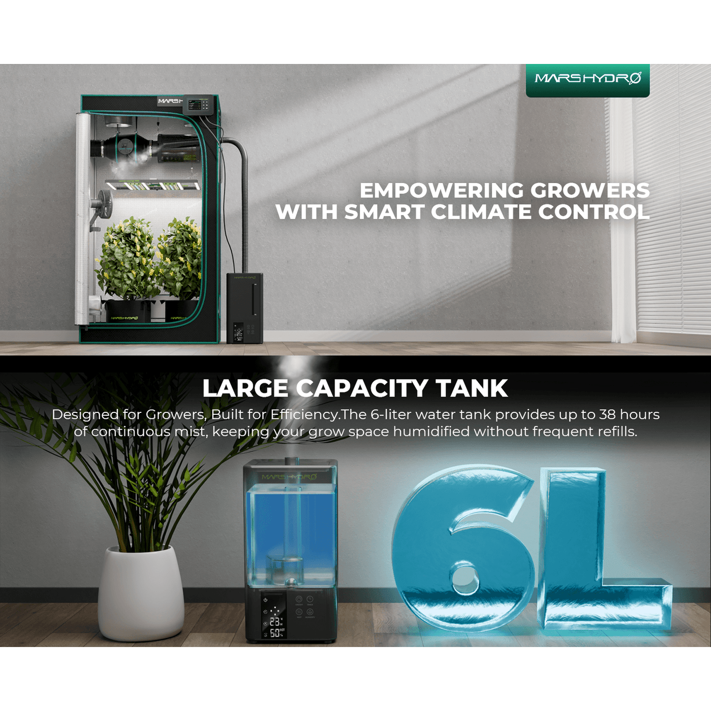 Mars Hydro 5L Ultrasonic Cool Mist Plant Humidifier product image 11
