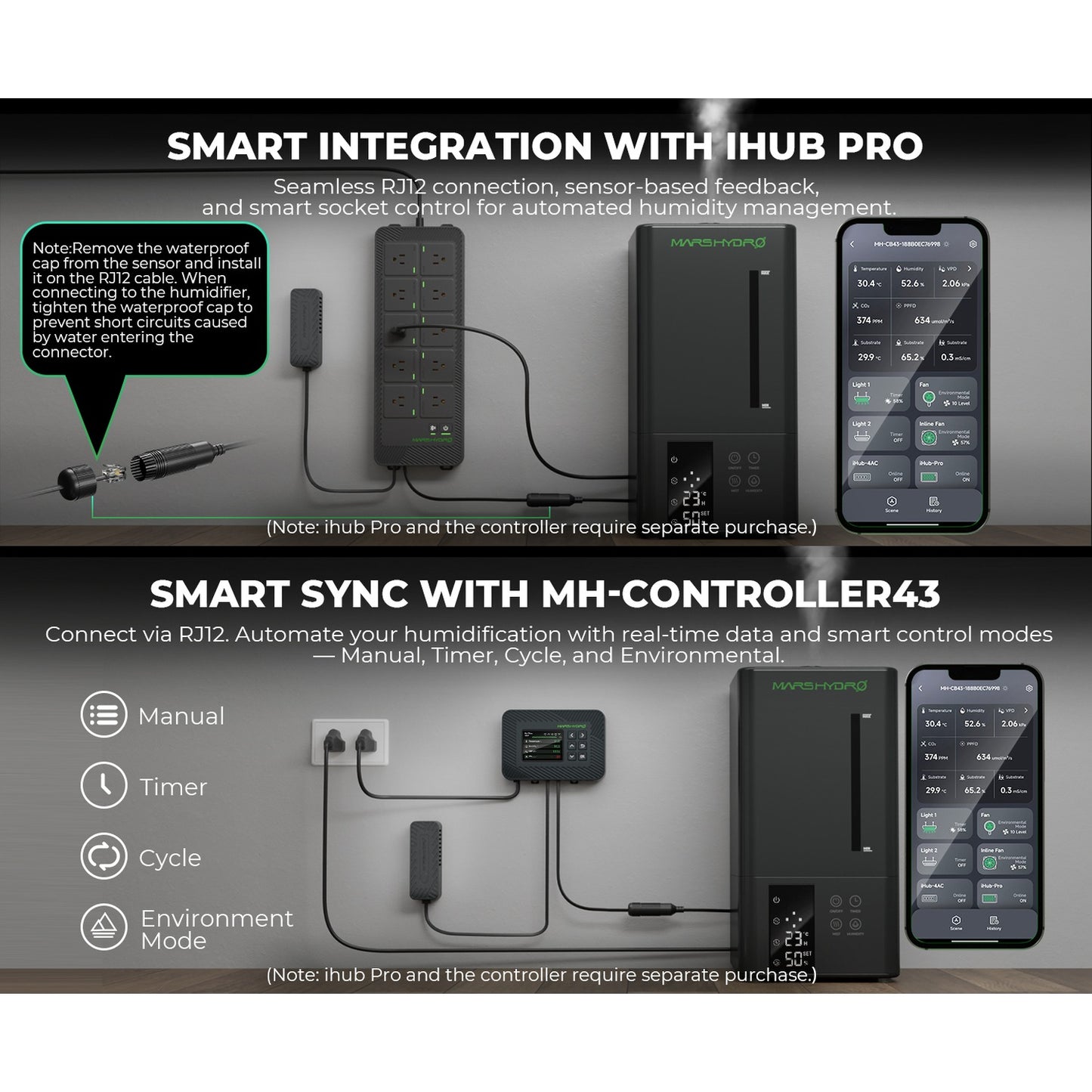 Mars Hydro 5L Ultrasonic Cool Mist Plant Humidifier product image 5