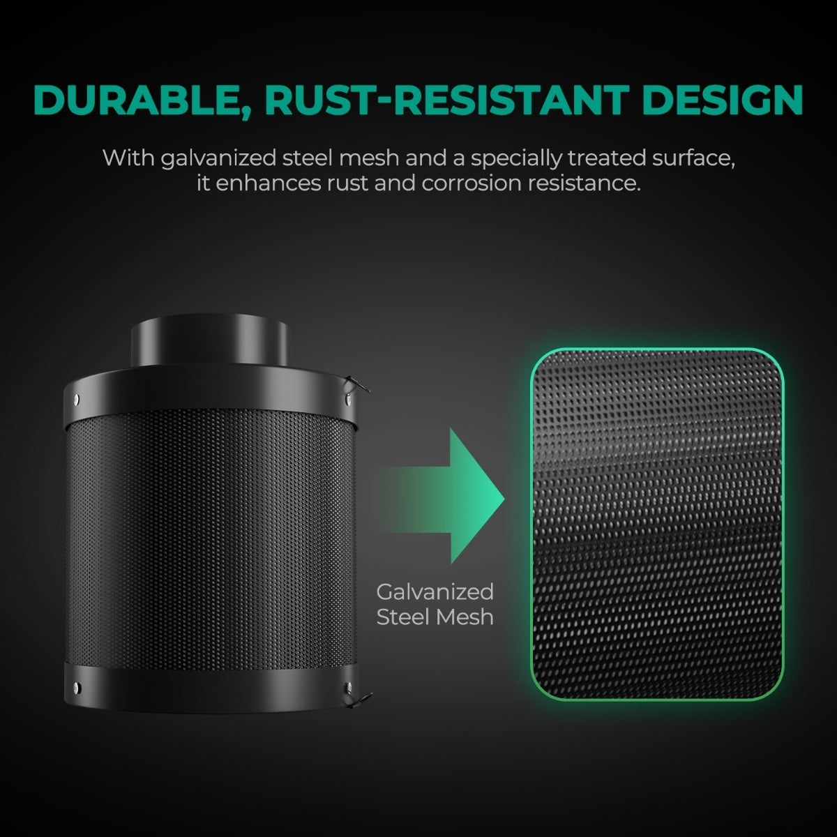 Mars Hydro 6" Inline Air Carbon Filter product image 4
