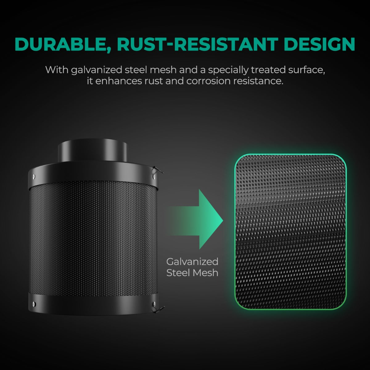 Mars Hydro 6" Inline Air Carbon Filter product image 5