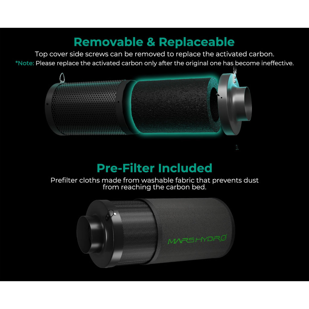 Mars Hydro 6" Inline Air Carbon Filter product image 9