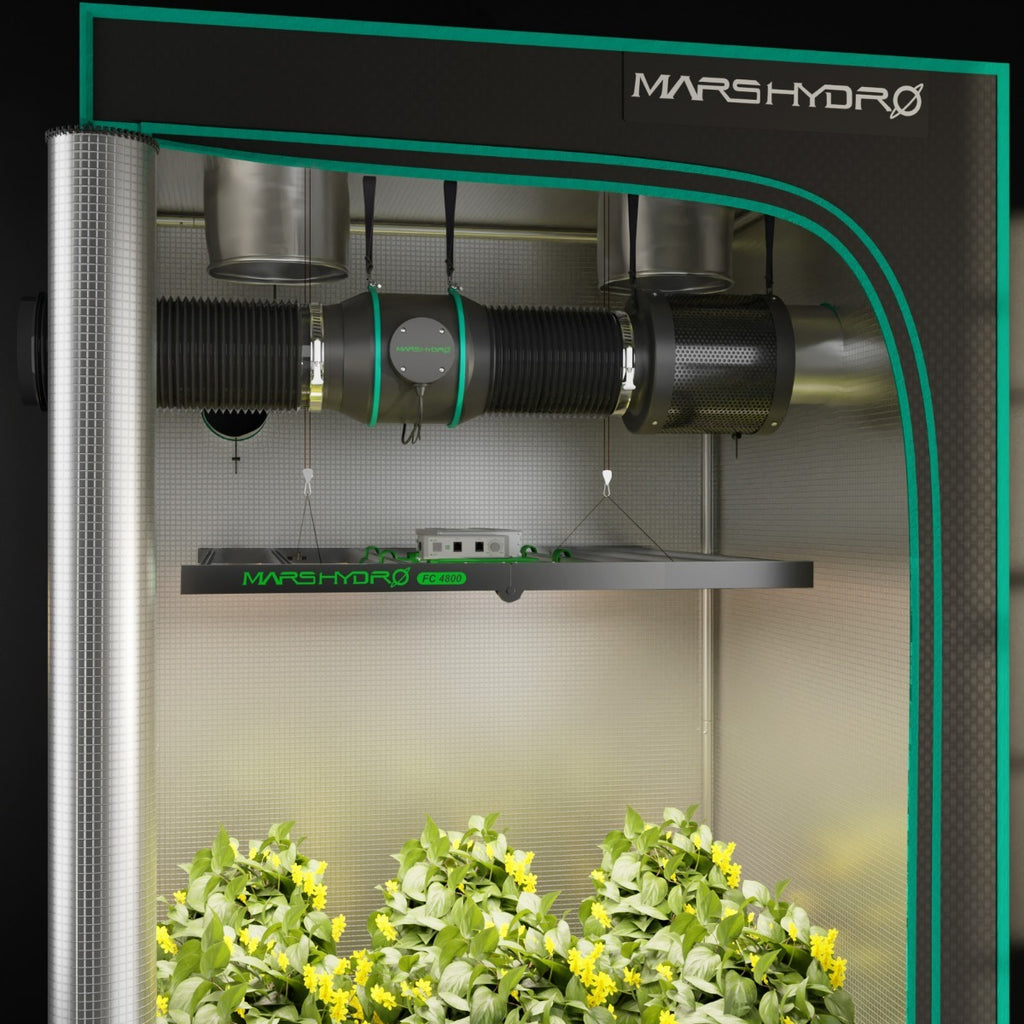 Mars Hydro 6" Inline Duct Fan & Carbon Filter Combo w/ Temperature product image 11