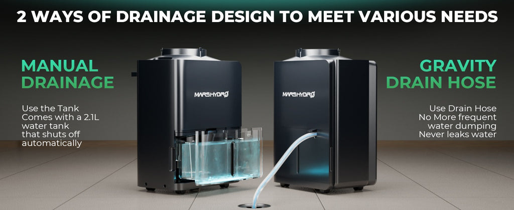 Mars Hydro 18L/Day 38-Pint Compressor Dehumidifier for Grow Tents product image 5
