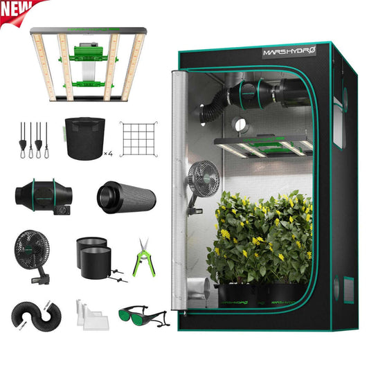 Mars Hydro FC 3000-EVO LED Grow Light + 3' x 3' Grow Tent + iFresh product image 1