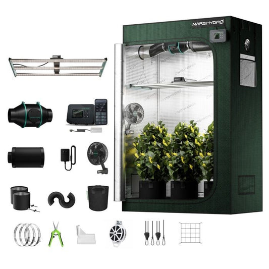 Mars Hydro FC 4000 Complete Grow Tent Kit - 320W LED, 4x2 2000D Tent & 4-Inch Ventilation product image 1