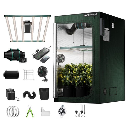 Mars Hydro FC 4800 Complete Grow Tent Kit - 480W LED, 4x4 2000D Tent & 6-Inch Ventilation product image 1