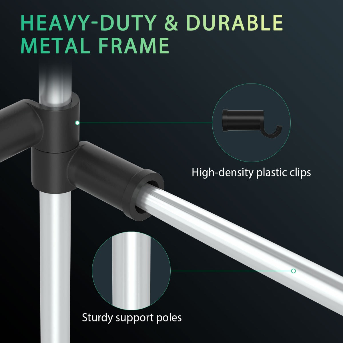 Mars Hydro High CFM Grow Tent Support Pole Kit 4' x 4' product image 3