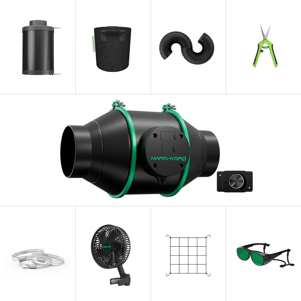 Mars Hydro iFresh 4" Complete Ventilation Kit product image 1