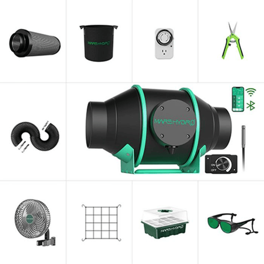 Mars Hydro iFresh 4" Complete Ventilation Kit | MH-iFresh4Kit | Grow Tents Depot | Climate Control |