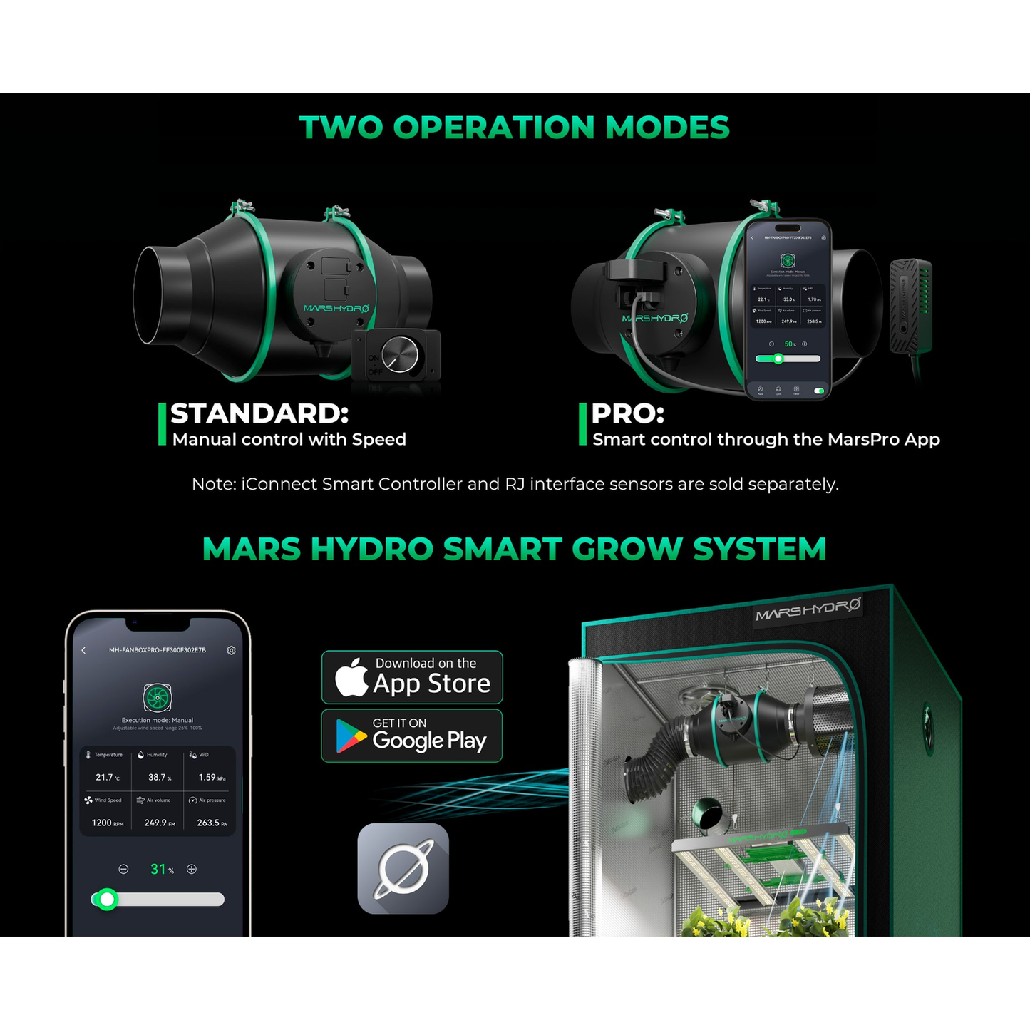 Mars Hydro iFresh 4" Smart Inline Duct Fan product image 14