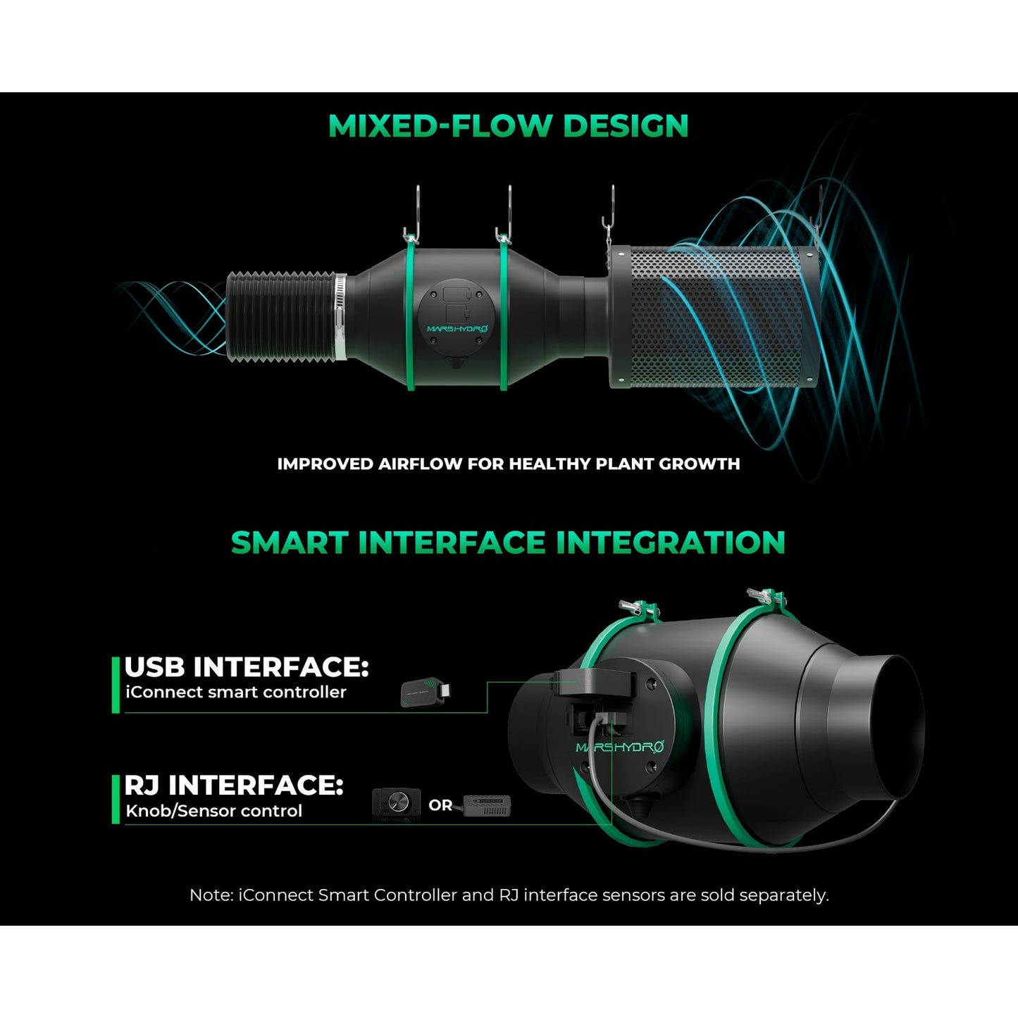 Mars Hydro iFresh 4" Smart Inline Duct Fan product image 5