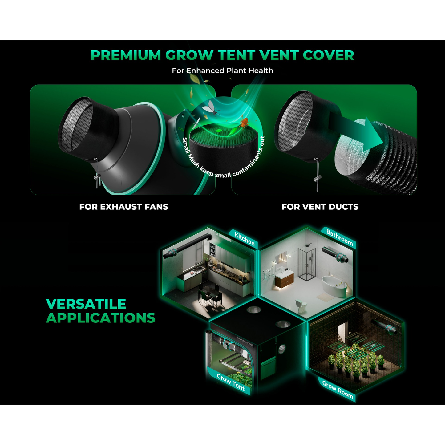 Mars Hydro iFresh 4" Smart Inline Duct Fan & Carbon Filter Combo product image 20