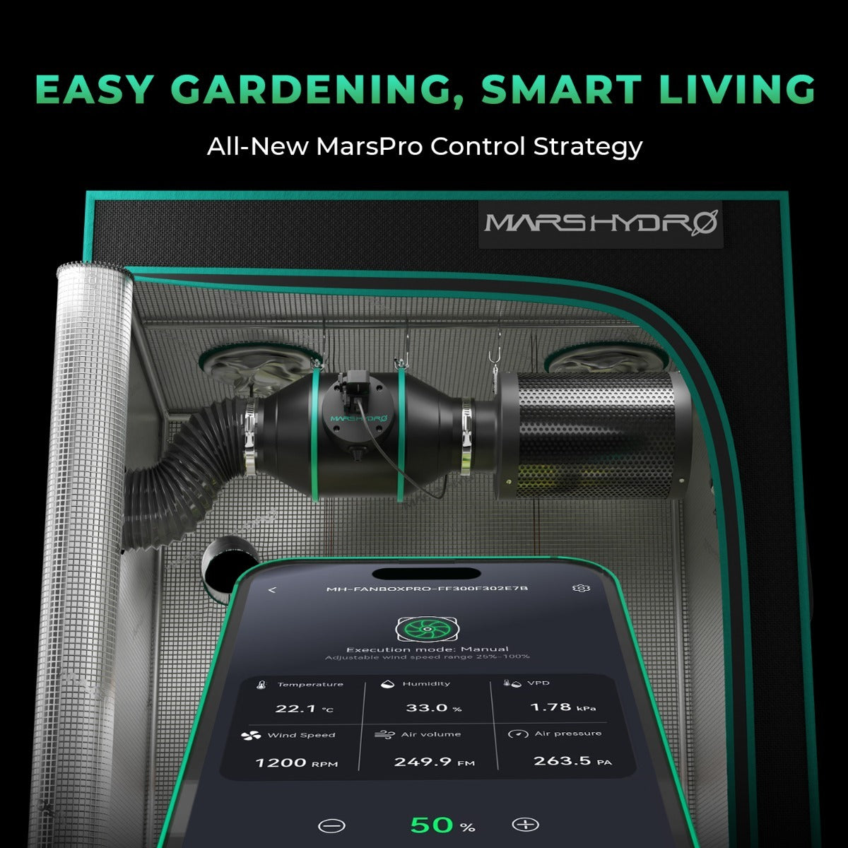 Mars Hydro iFresh 6" Complete Ventilation Kit product image 4
