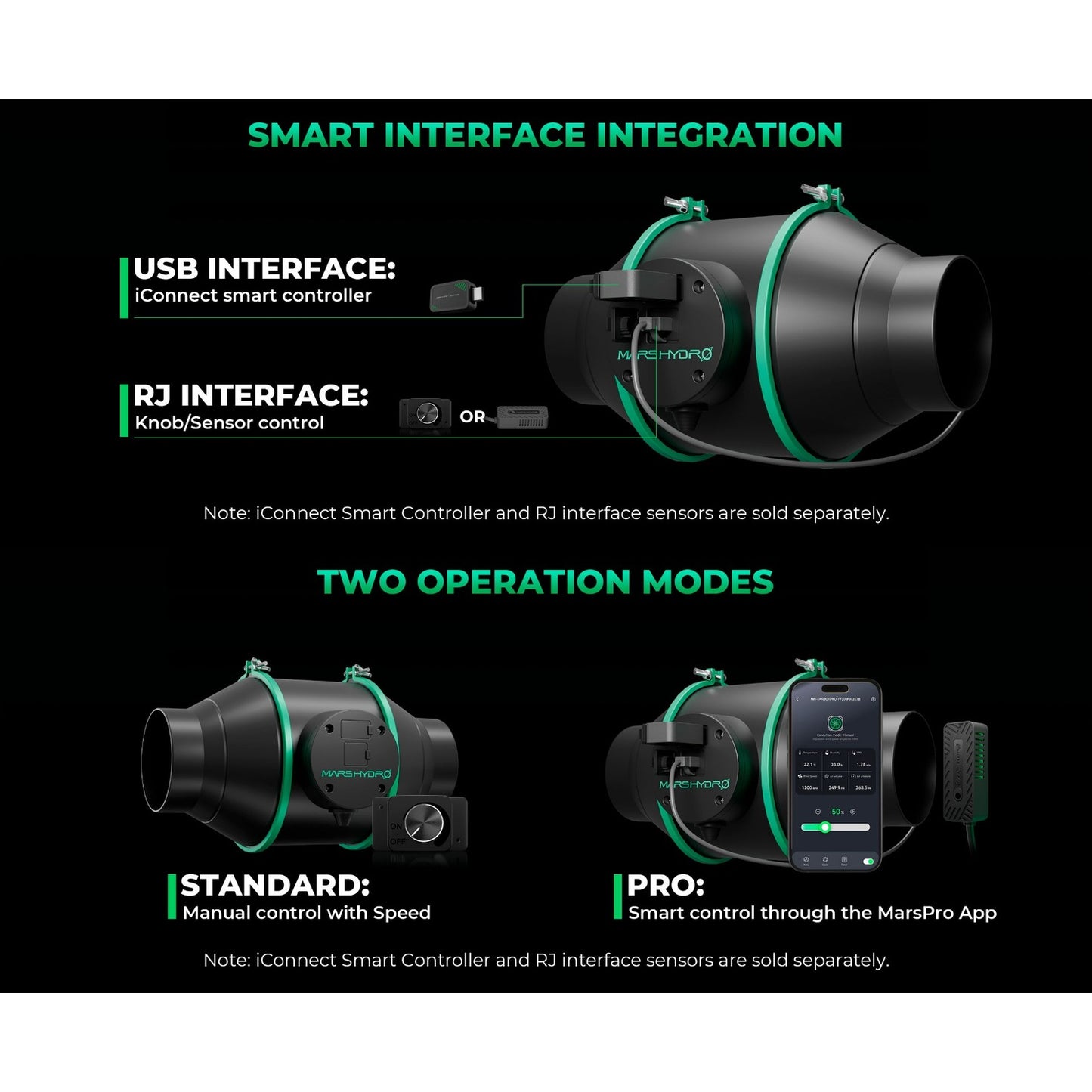 Mars Hydro iFresh 6" Smart Inline Duct Fan & Carbon Filter Combo product image 8