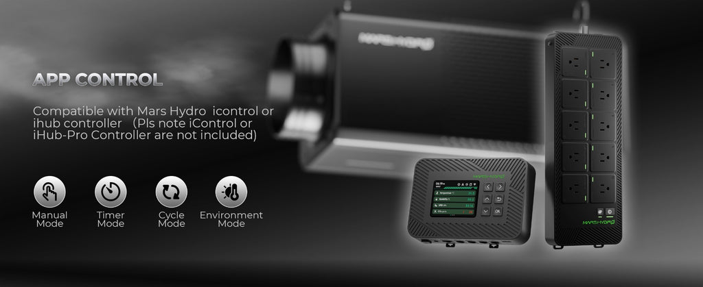 Mars Hydro iFresh Airone6 Smart 2-in-1 Inline Fan & Carbon Filter product image 5