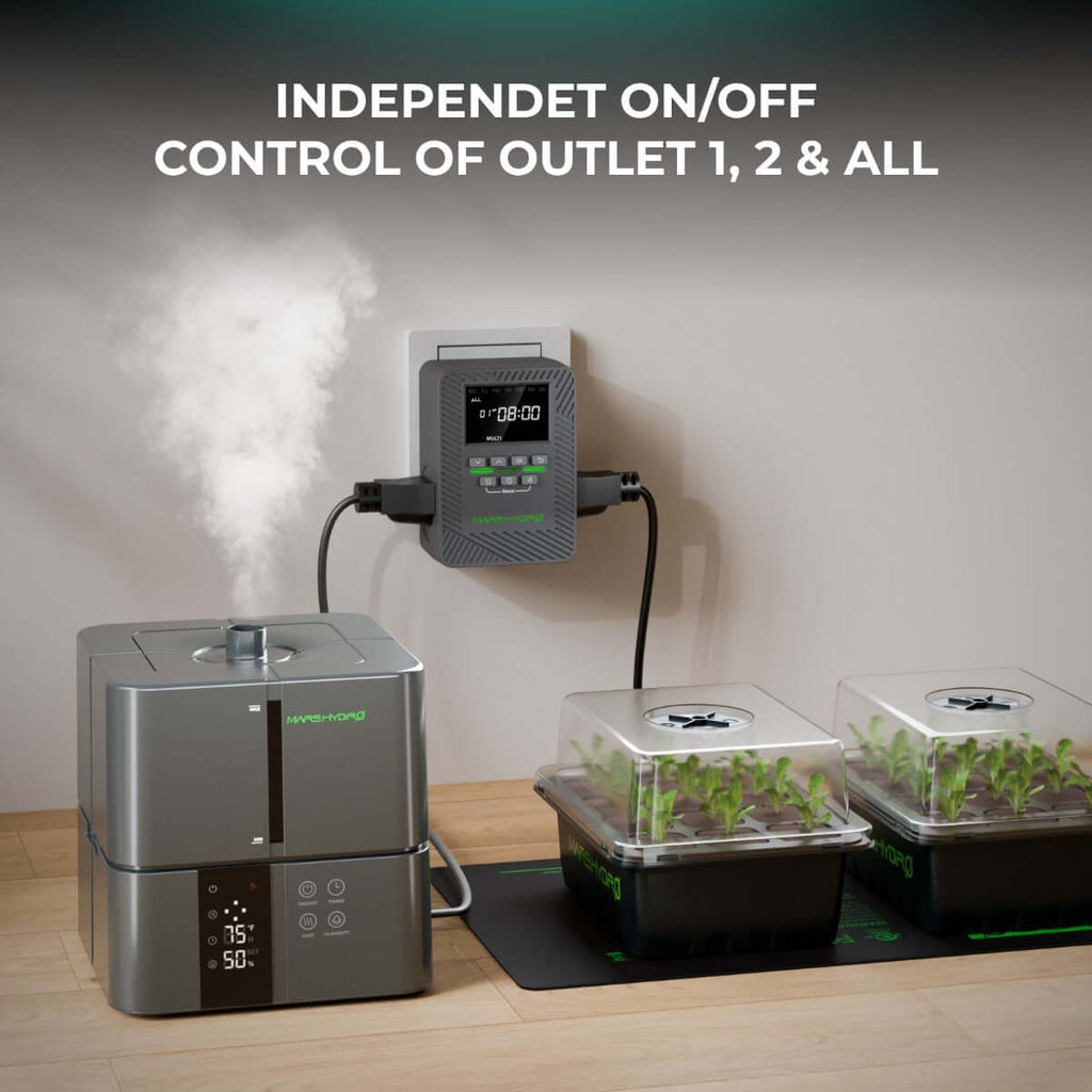 Mars Hydro iTime 2-in-1 Dual Outlet Smart Timer w/ App Control product image 4