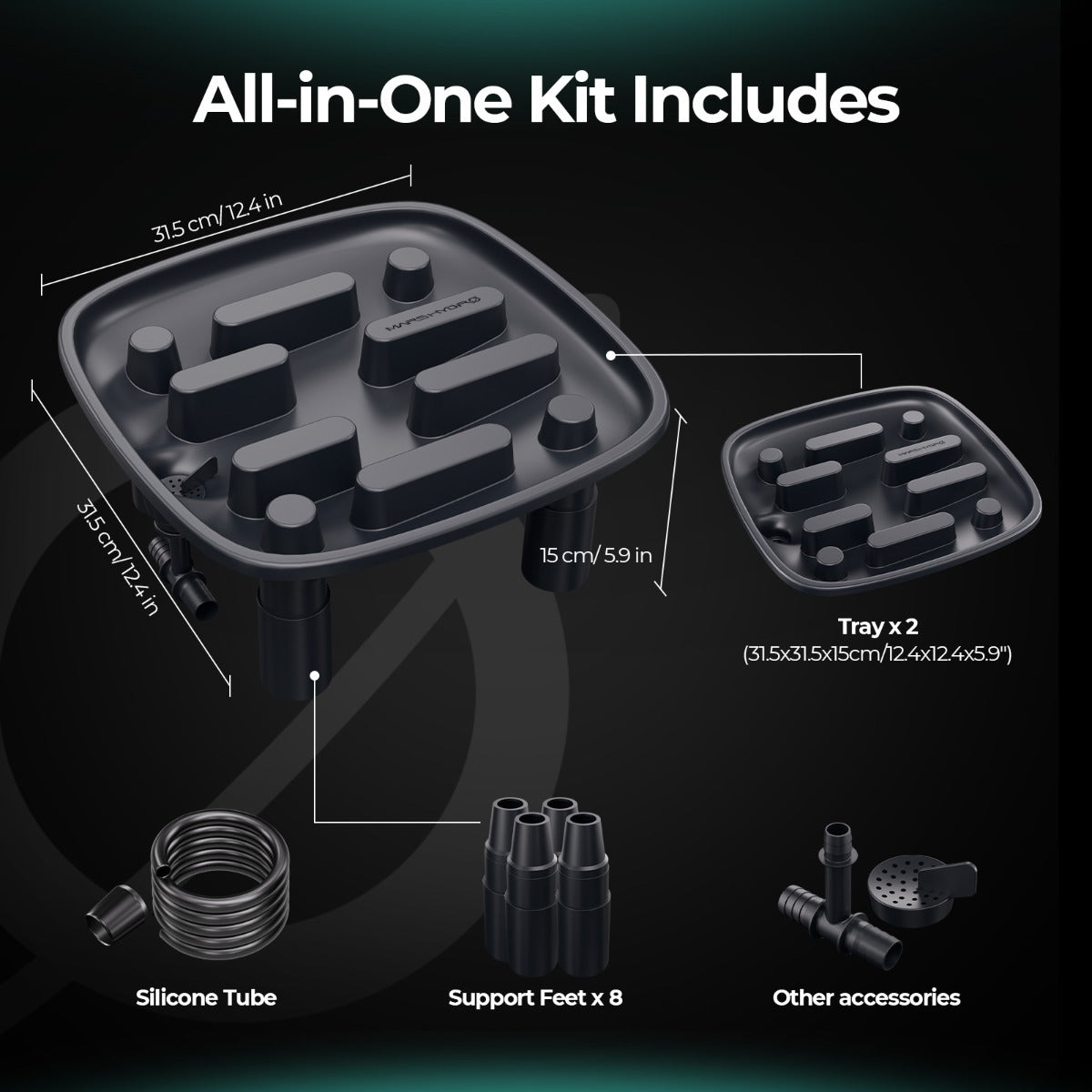 Mars Hydro MH Drainage 2PC MH-Drainage-2PC product image 2