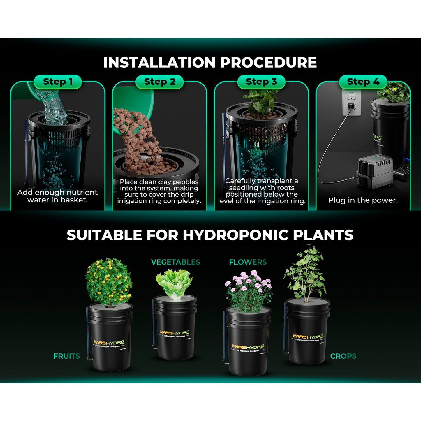 Mars Hydro MH DWC 4PC SET MH-DWC-4PC-SET product image 3