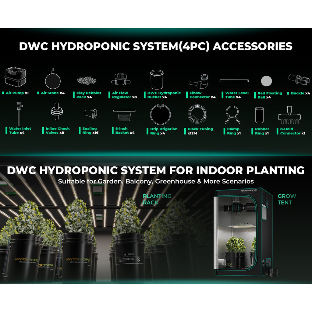 Mars Hydro MH DWC 4PC SET MH-DWC-4PC-SET product image 4