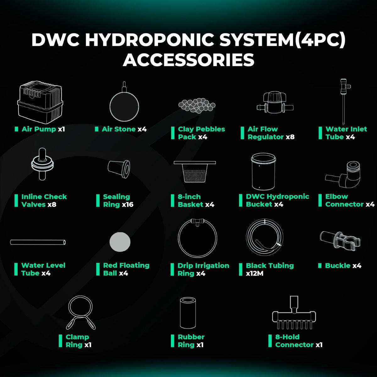 Mars Hydro MH DWC 4PC SET MH-DWC-4PC-SET product image 6