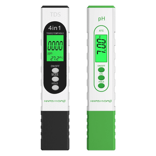 Mars Hydro pH and TDS Meter Combo for Hydroponics | MH-PH-Meter-C | Grow Tents Depot | Planting & Watering | 6973280370474
