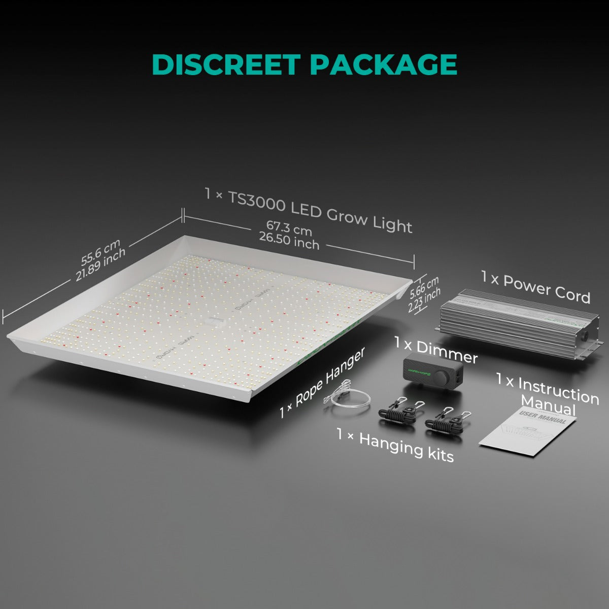Mars Hydro TS 3000 450W Full Spectrum LED Grow Light product image 10