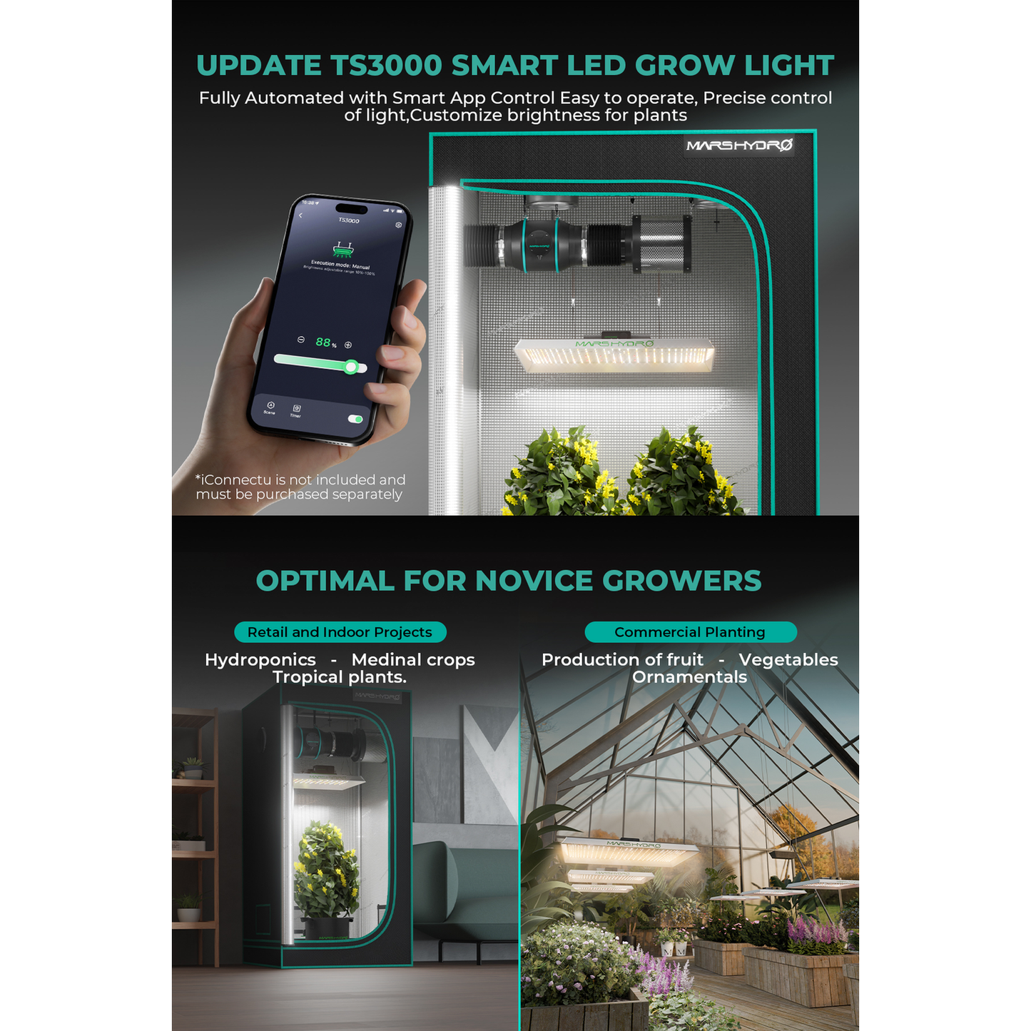 Mars Hydro TS 3000 450W Full Spectrum LED Grow Light product image 20