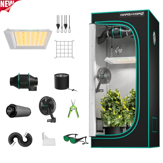 Mars Hydro TS 600 LED Grow Light + 2' x 2' Grow Tent + Inline Fan product image 1