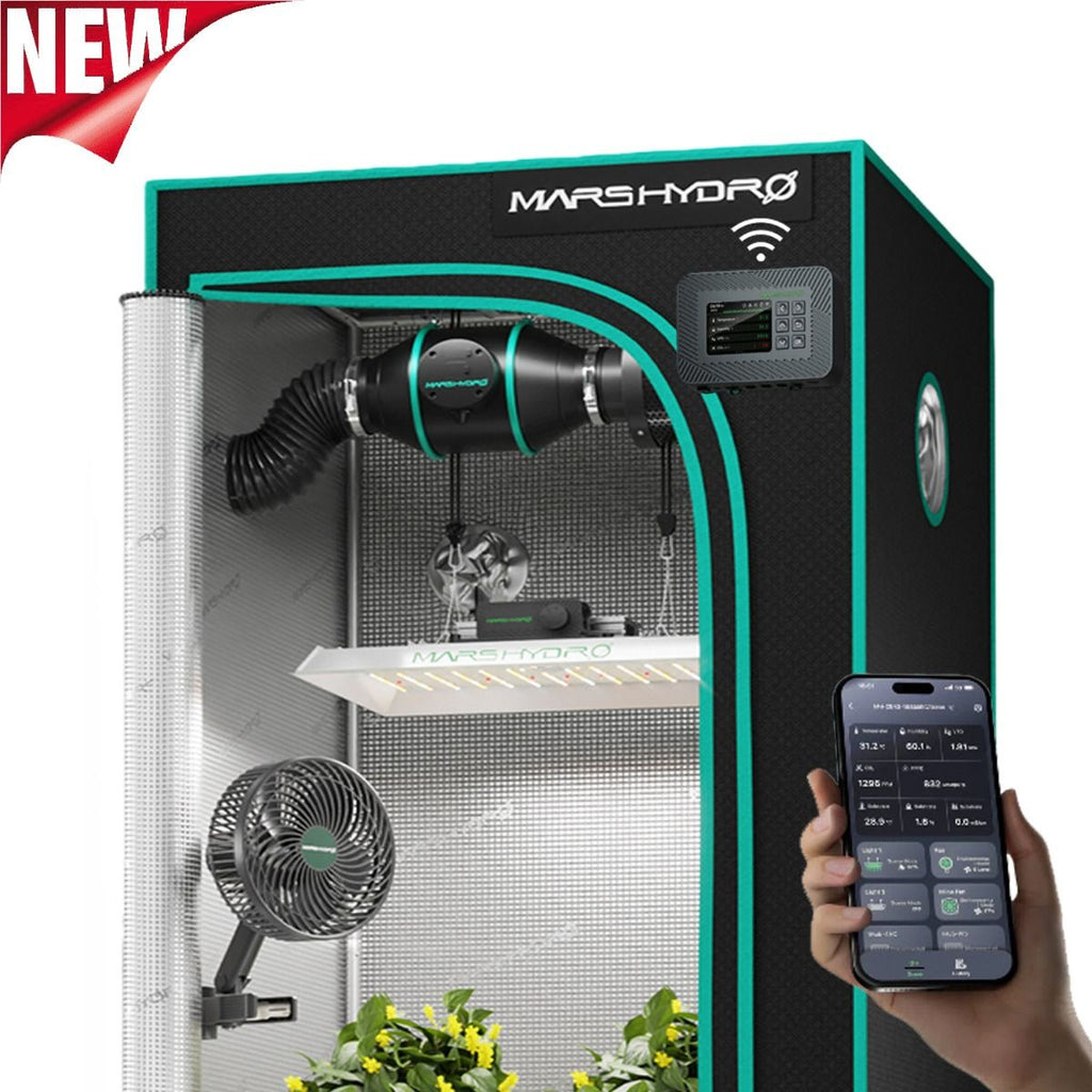 Mars Hydro TS1000 150W 2.6' x 2.6' Smart Grow Tent Kit with iControl product image 1