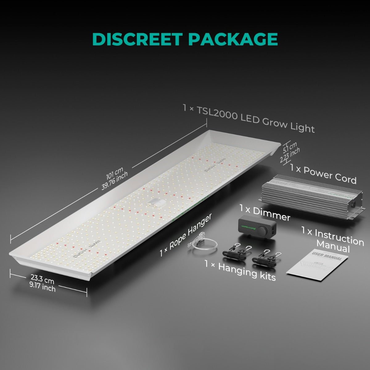 Mars Hydro TSL 2000 300W Dimmable Full Spectrum LED Grow Light product image 10