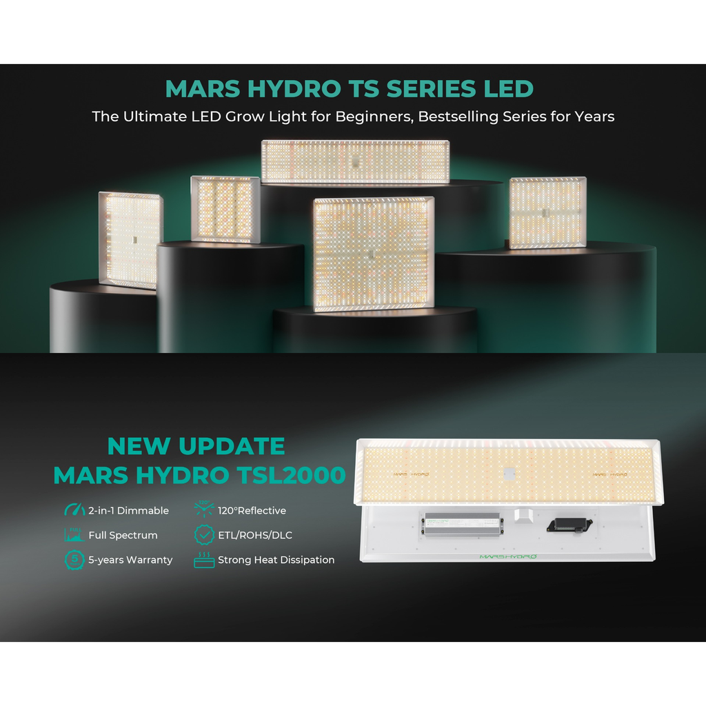 Mars Hydro TSL 2000 300W Dimmable Full Spectrum LED Grow Light product image 12