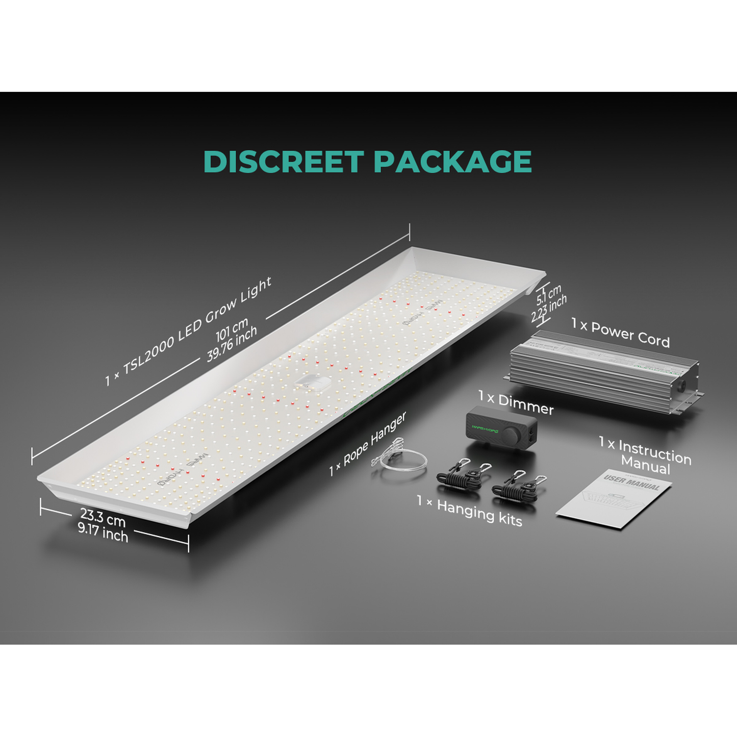 Mars Hydro TSL 2000 300W Dimmable Full Spectrum LED Grow Light product image 22
