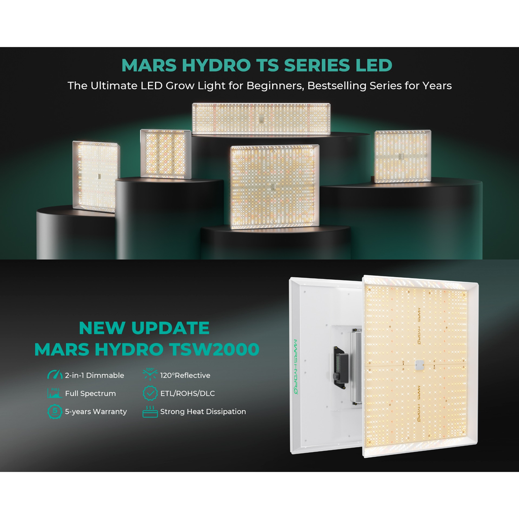 Mars Hydro TSW 2000 300W Dimmable Full Spectrum LED Grow Light product image 11