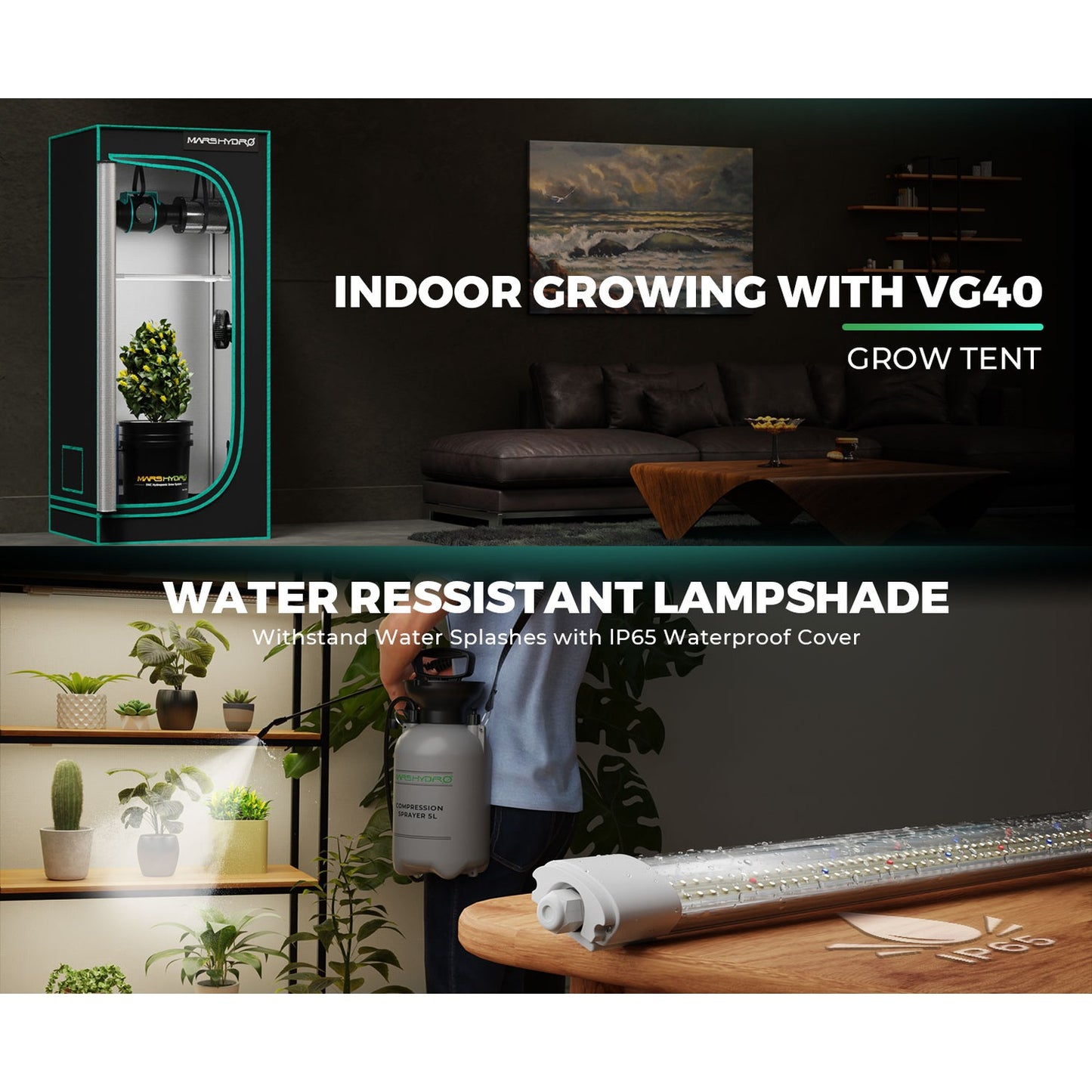 Mars Hydro VG40 40W Seedling Red LED Grow Light product image 3