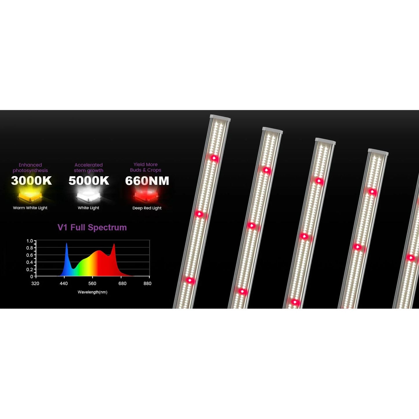 Medic Grow EZ-8 1000W Full Sprectrum LED Grow Light product image 10