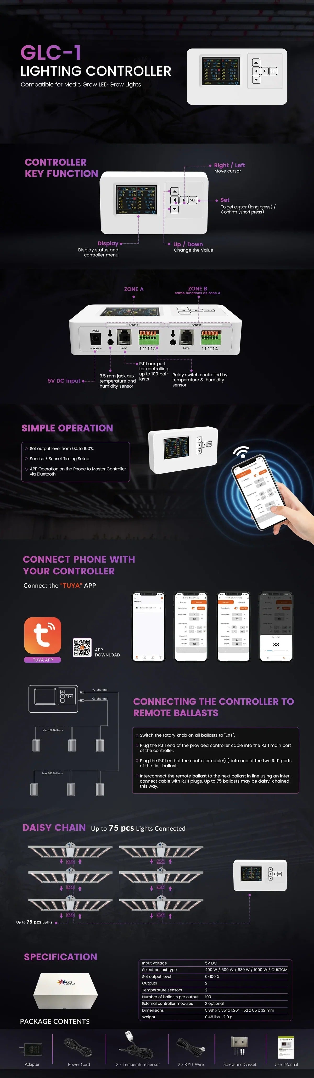 Medic Grow GLC-1 LED Grow Light Controller product image 22