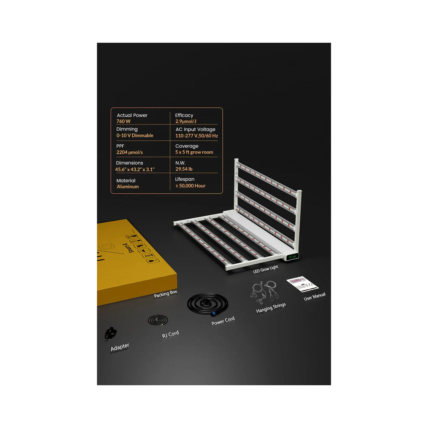 Medic Grow Smart 8 760W Full Spectrum LED Grow Light product image 30