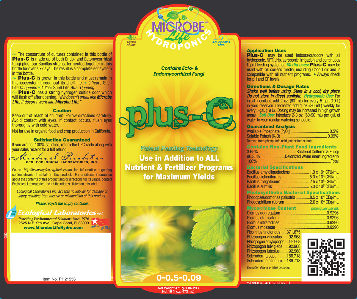 Microbe Life Hydroponics Plus-C 1 qt (CA ONLY) product image 2