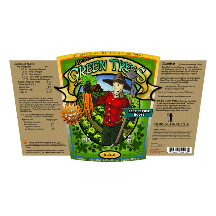 Mr. B's Green Trees All Purpose Boost 8lbs (1gal) product image 2