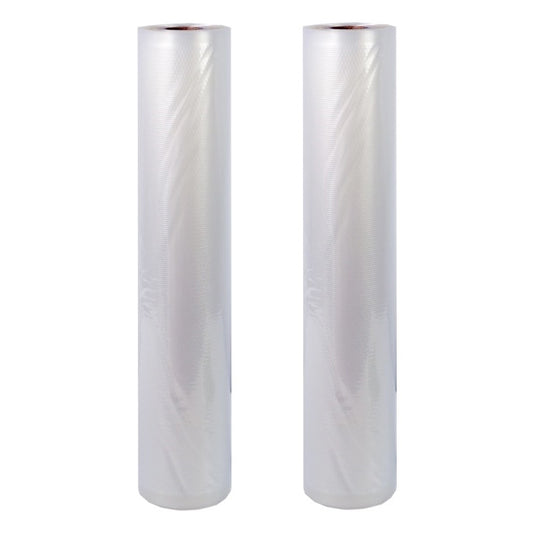 NatureVAC 15"x19.5' Vacuum Seal Bags All Clear (2 Rolls) product image 1
