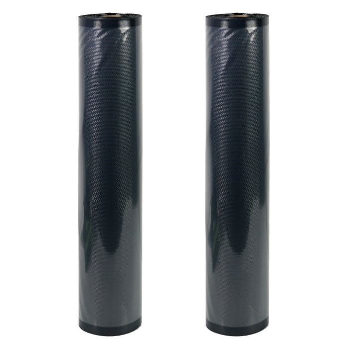 NatureVAC 15"x19.5' Vacuum Seal Bags Black/Clear (2 Rolls) product image 1