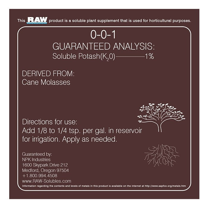 NPK Industries RAW Cane Molasses 8oz product image 2