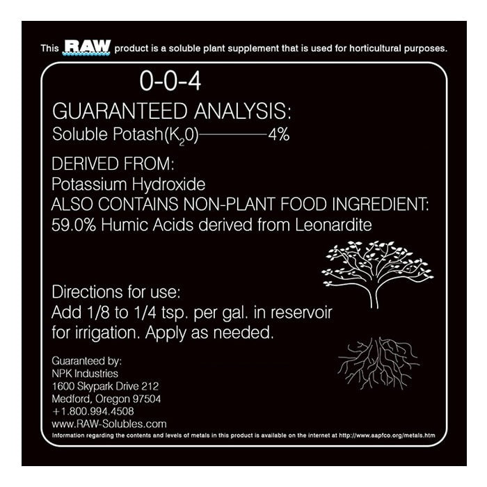 NPK Industries RAW Humic Acid 2oz product image 2