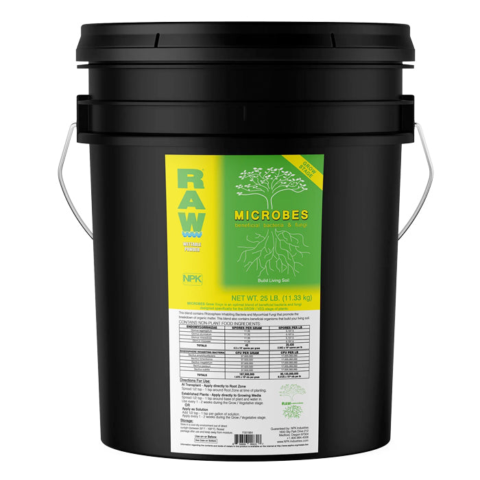 NPK Industries RAW Microbes Grow Stage 25lb product image 1