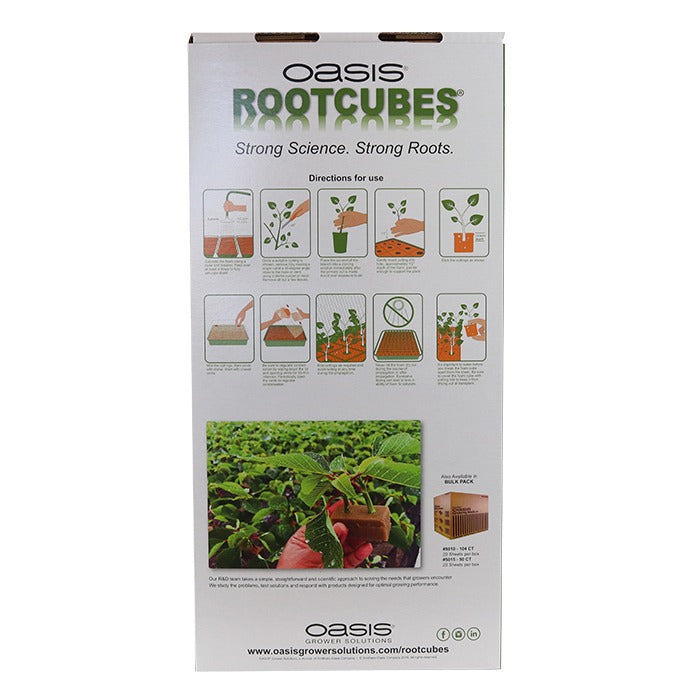 OASIS ROOTCUBE 1-1/4" GRO MED 104 CELL RETAIL PACK 2/BX 6 BX/CS product image 5