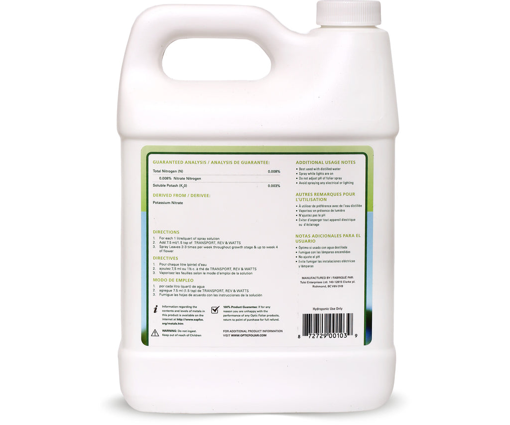 Optic Foliar TRANSPORT 1 L Nutrients & Additives product image 2