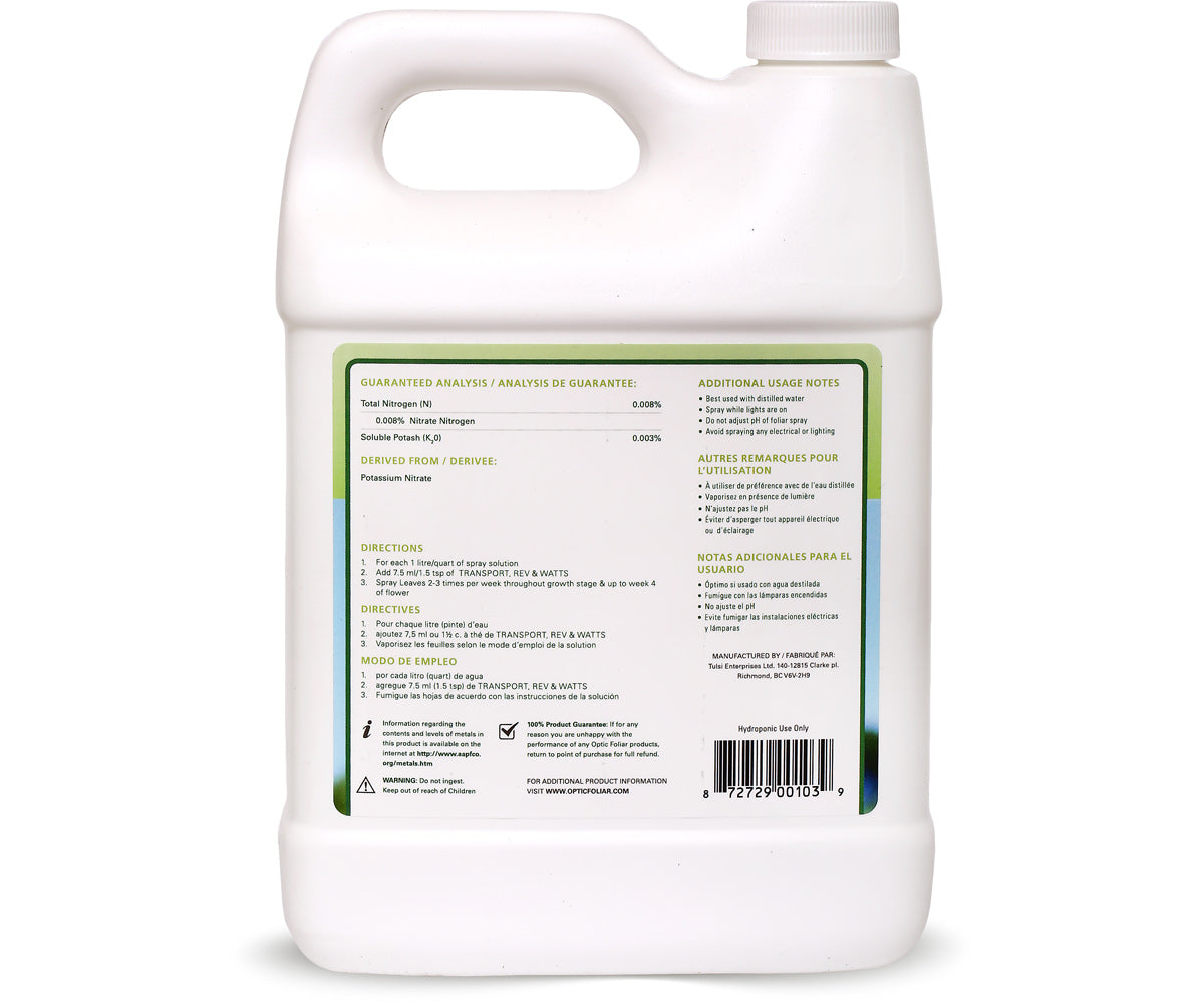Optic Foliar TRANSPORT 1 L Nutrients & Additives product image 2