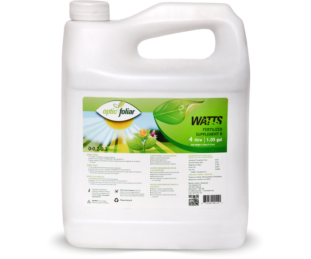 Optic Foliar WATTS 4 L Nutrients & Additives product image 1